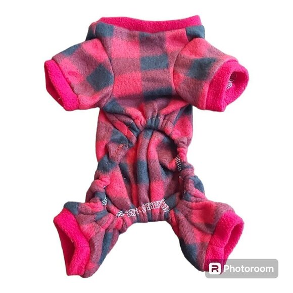 NWOT Red/Black Buffalo Plaid Super Soft Pullover Dog Shirt - Size XS - Picture 2 of 4